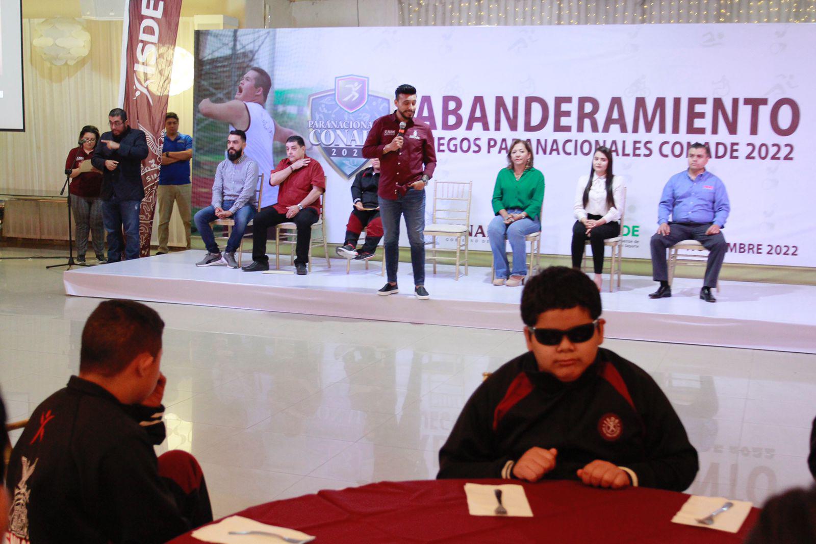 $!Abanderan a delegación sinaloense para los Juegos Paranacionales Conade 2022