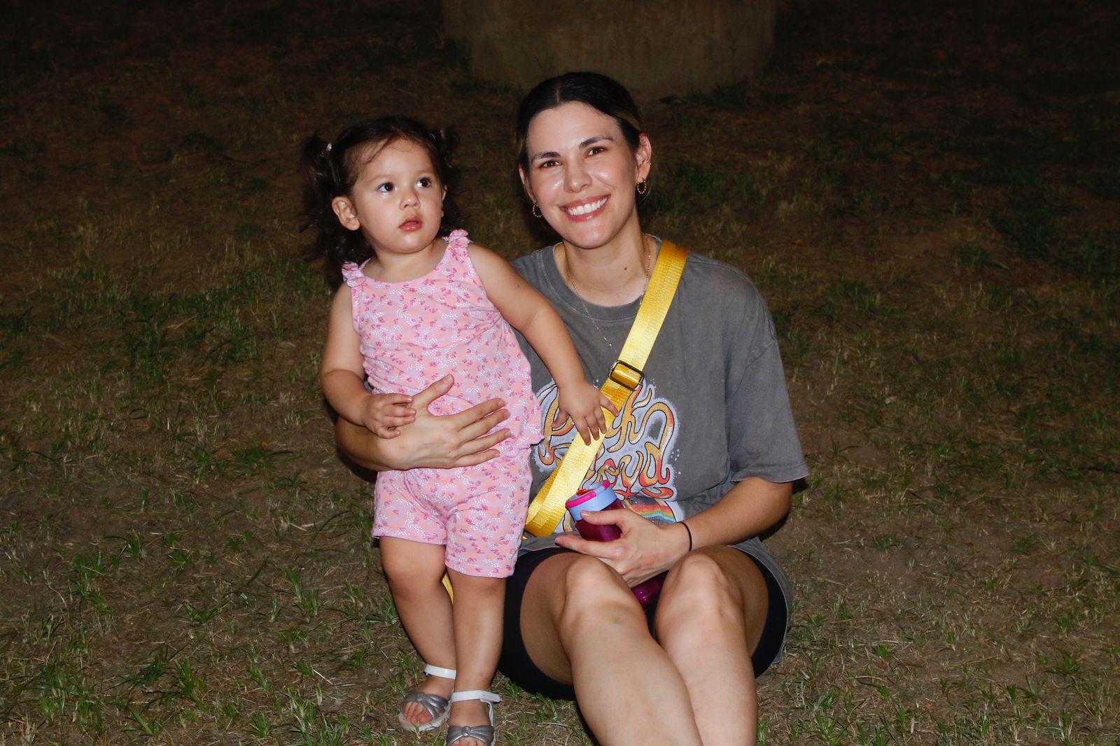 $!Belén Bonilla y su pequeña Valentina.
