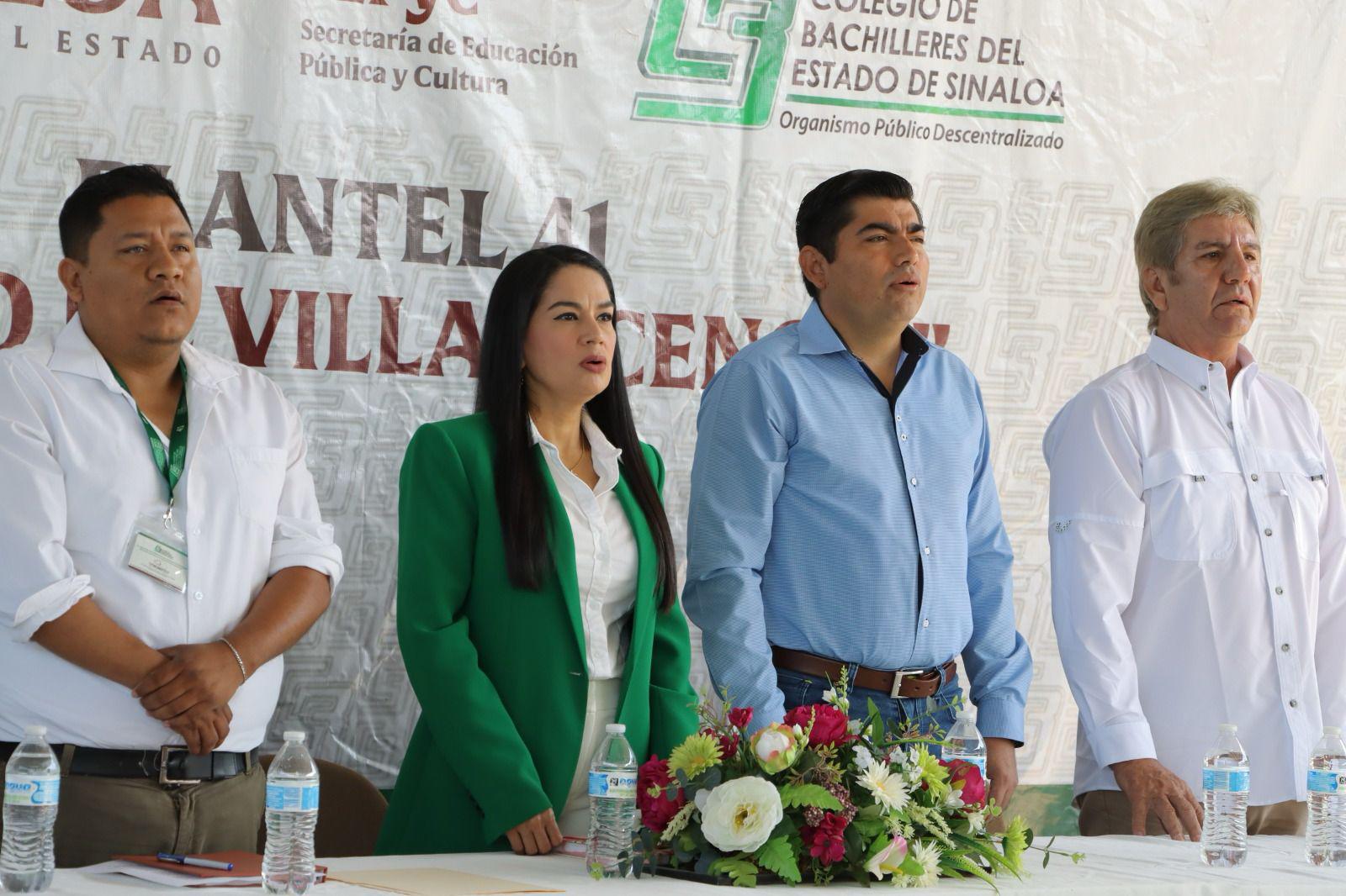 $!Realizan Lunes Cívico en Cobaes 41 de Rosario
