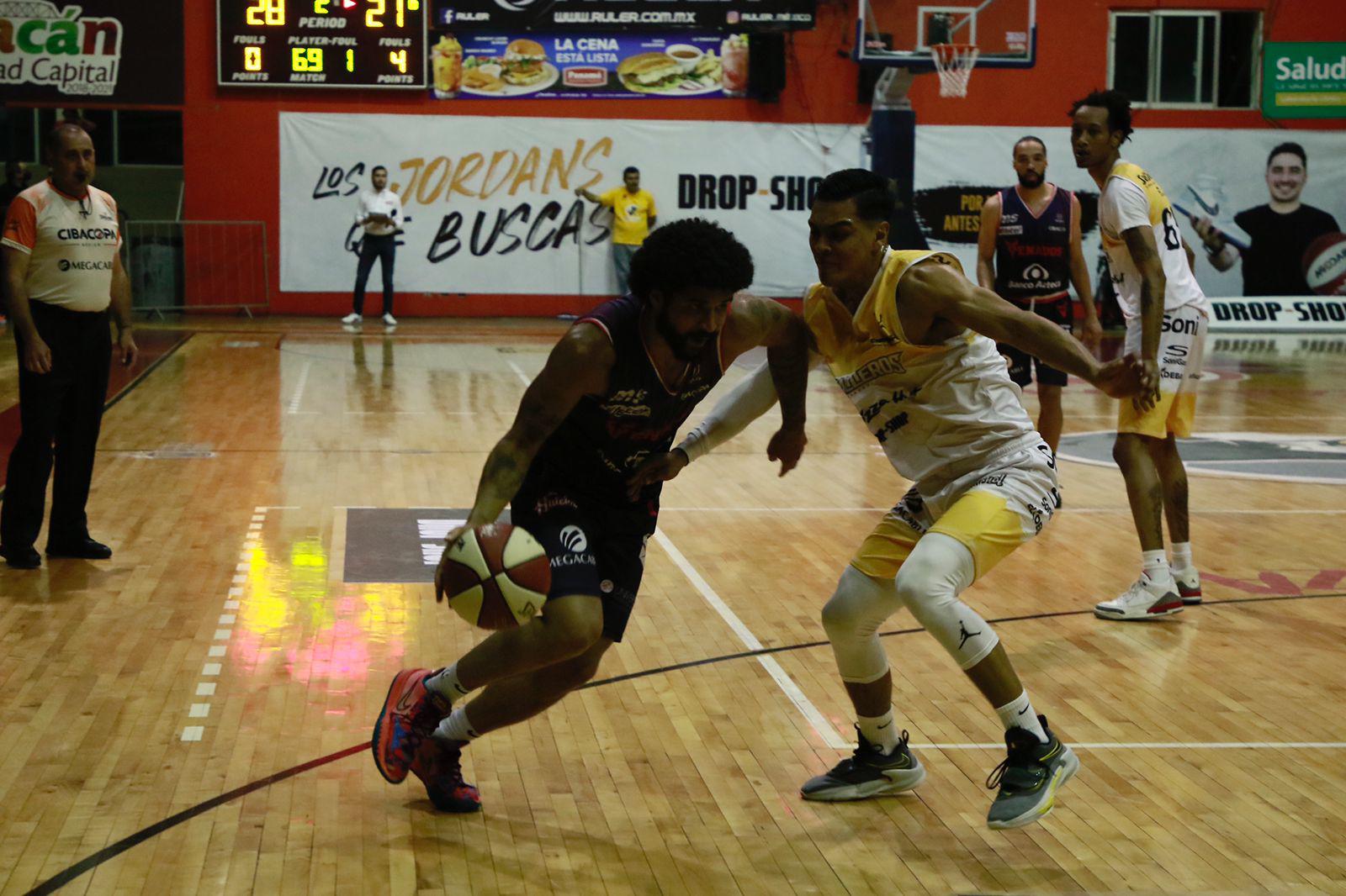 $!Venados Basketball pega primero en el clásico sinaloense ante Caballeros de Culiacán