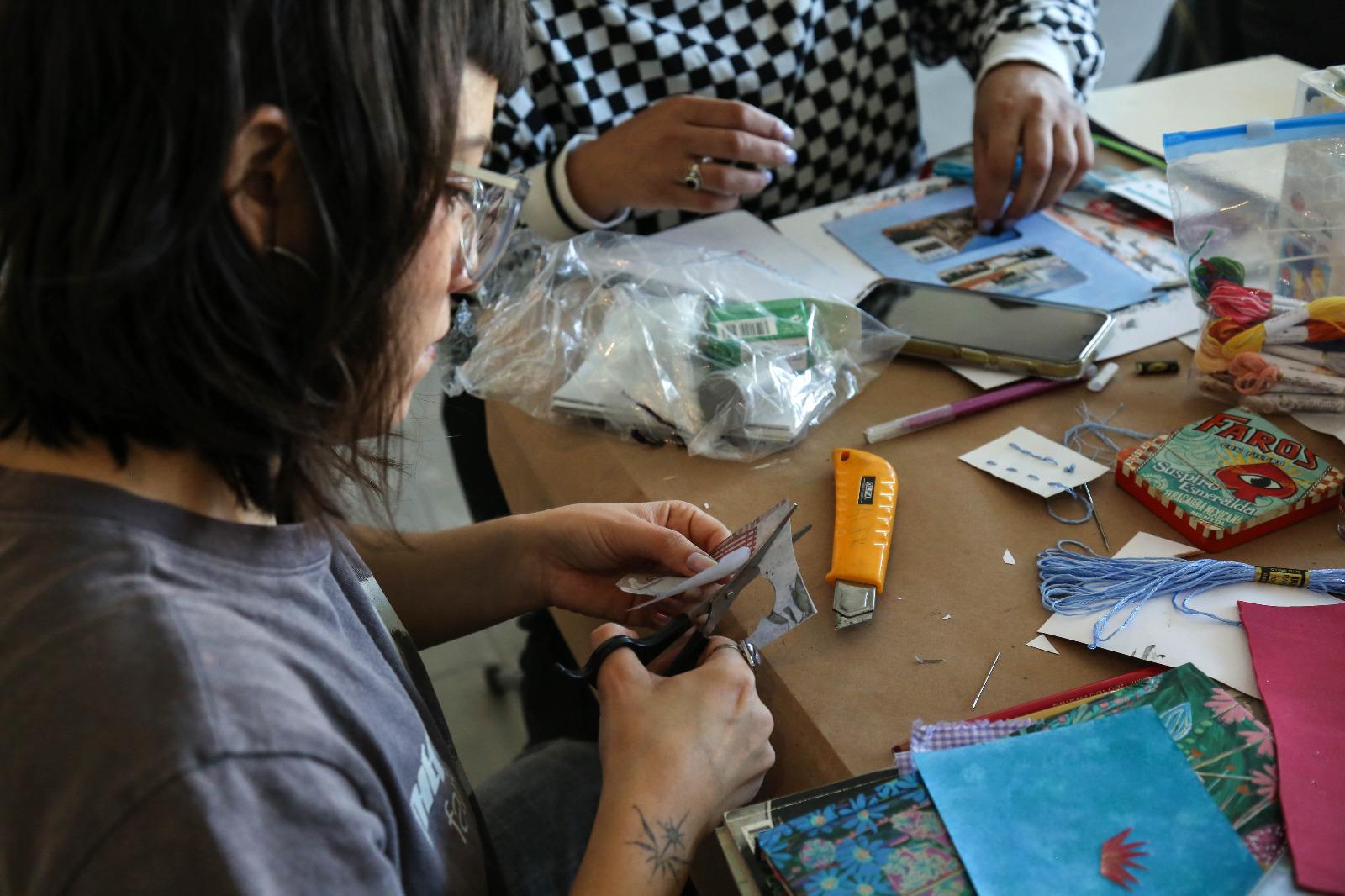 $!Imparte Ari Zantiago el taller Hilar historias