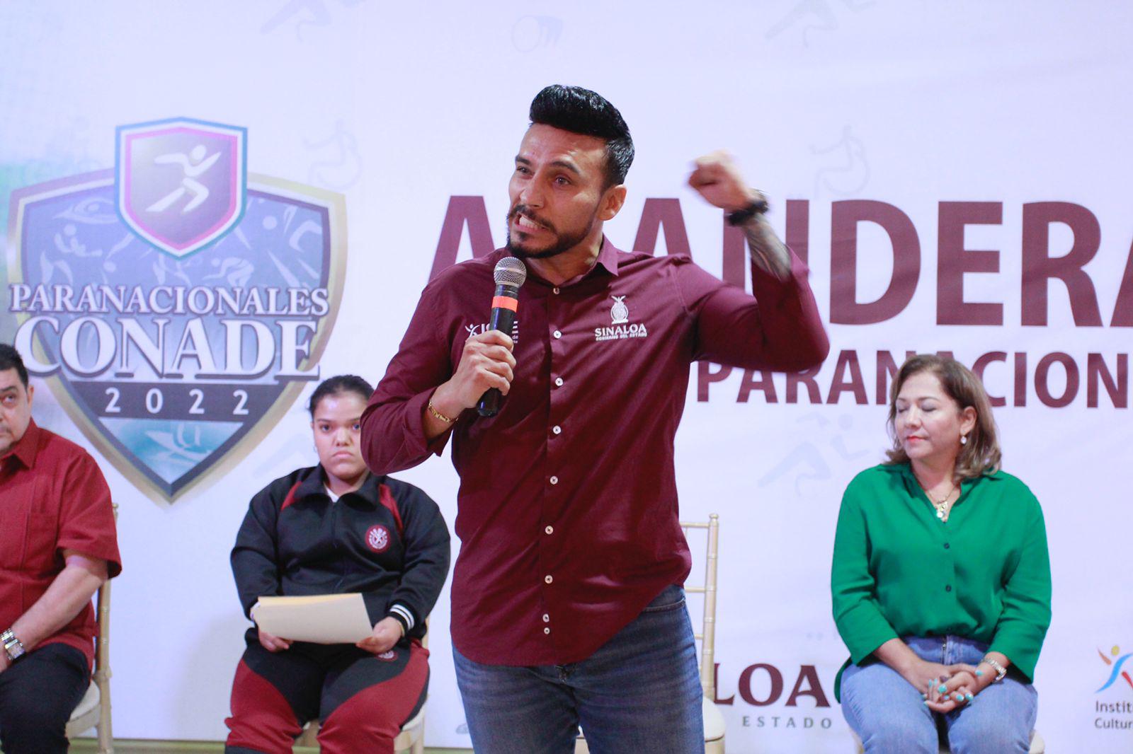 $!Abanderan a delegación sinaloense para los Juegos Paranacionales Conade 2022