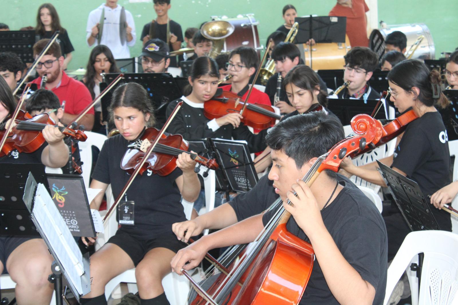 $!En Rosario, se vive la conectividad de orquestas y bandas sinfónicas del sur de Sinaloa