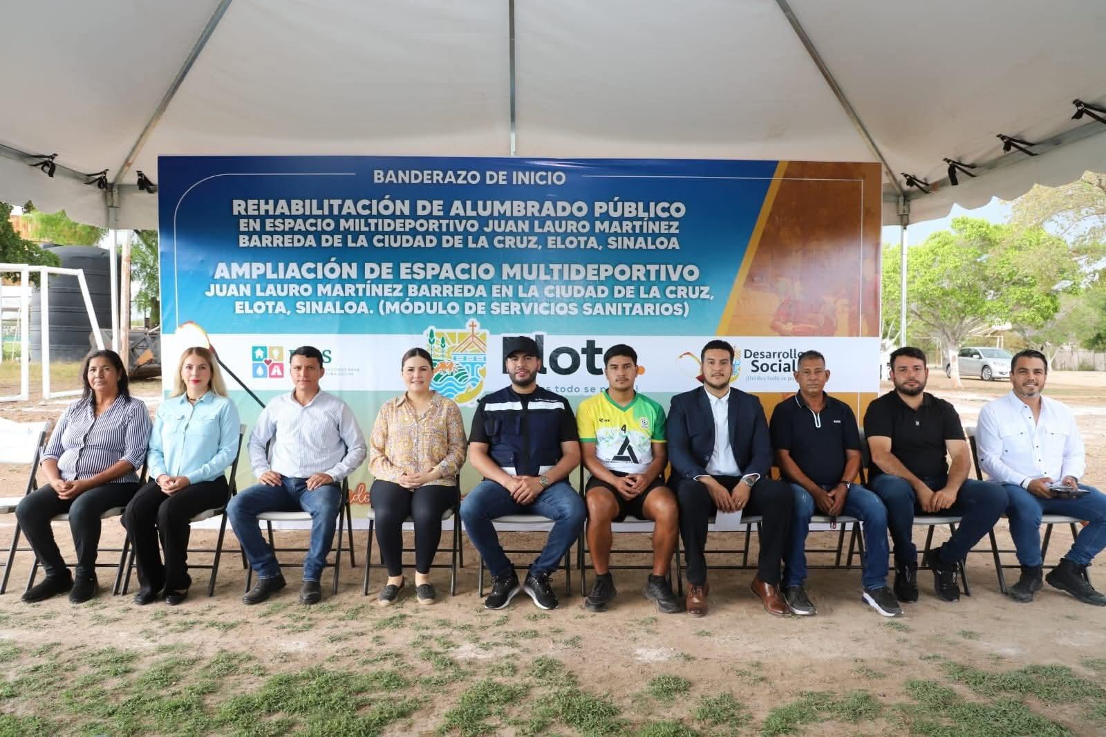 $!Inicia rehabilitación de Multideportivo Juan Lauro Martínez Barreda, en Elota