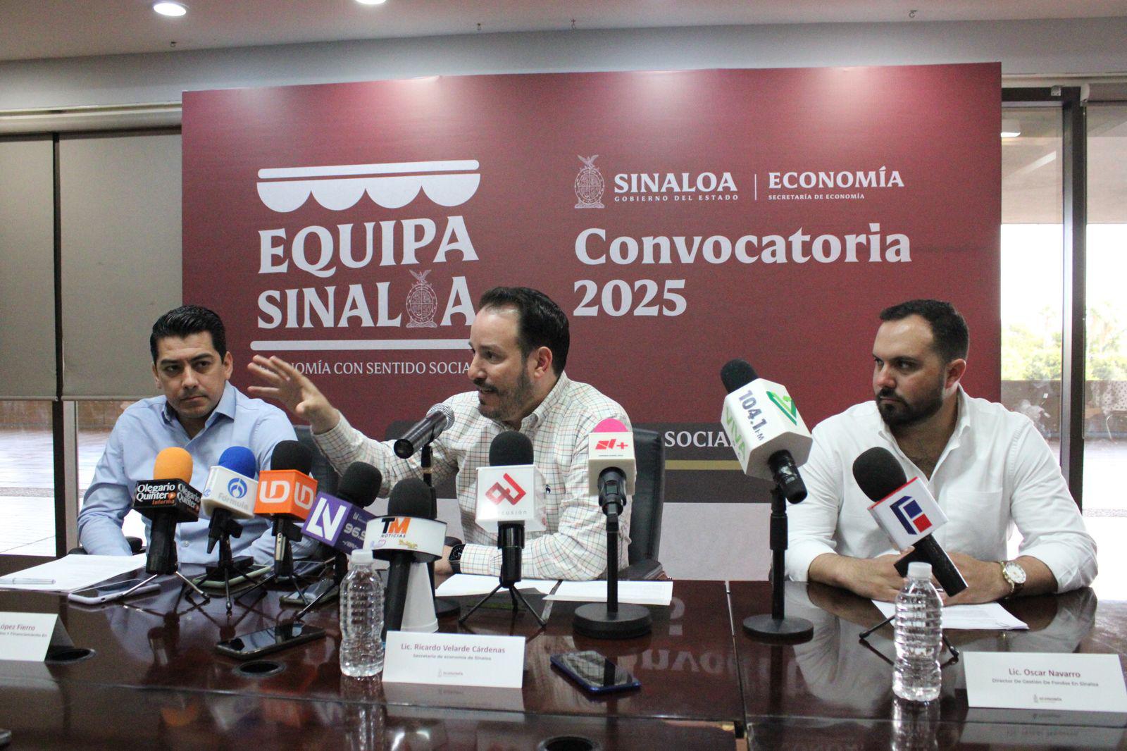 $!Lanza Economía convocatoria para Equipa Sinaloa 2025, dirigido a emprendedores