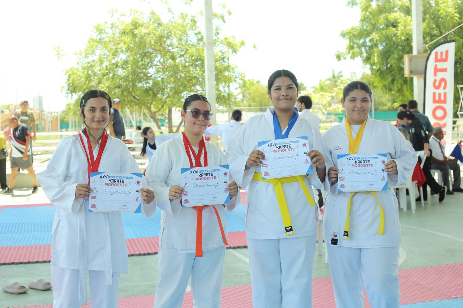 $!Cierra con éxito Copa Anual Regional de Karate Noroeste