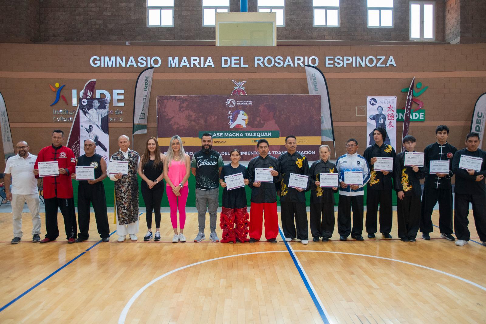 $!Realizan Clase Magna de Taijiquan en el Centro de Alto Rendimiento