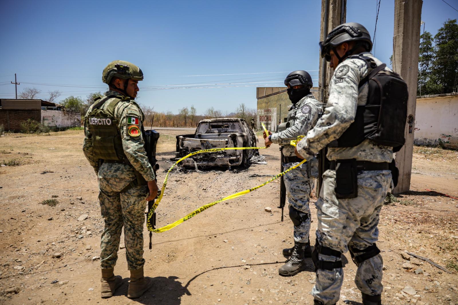 $!Civiles armados desatan enfrentamiento en Imala, al nororiente de Culiacán