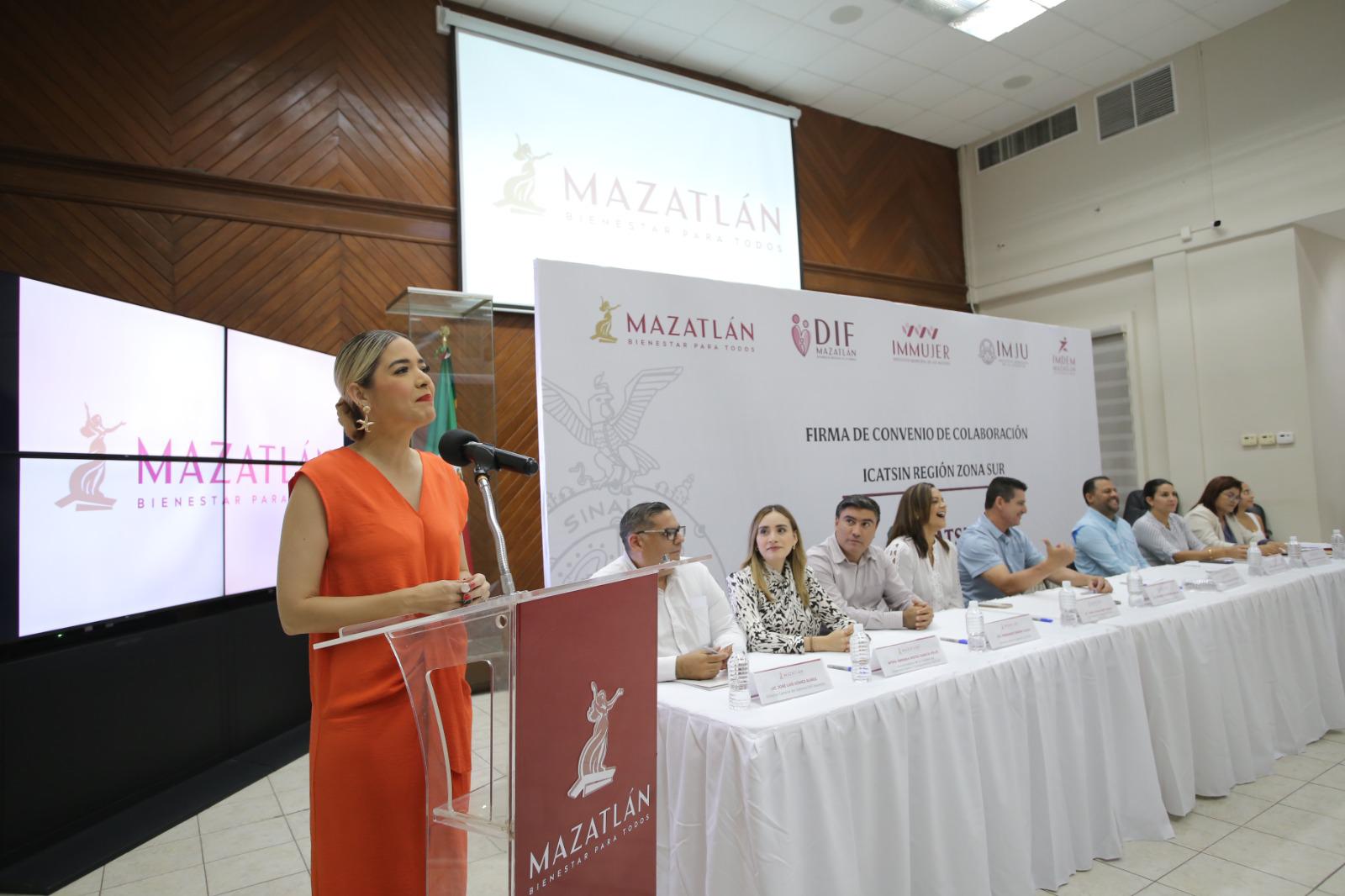 $!Firman convenio de colaboración Ayuntamiento de Mazatlán e Icatsin