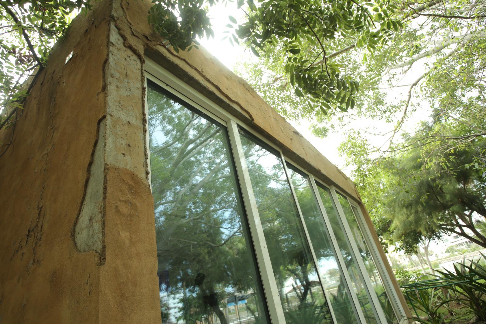 $!Parque Central de Mazatlán presenta abandono y daños visibles en sus instalaciones