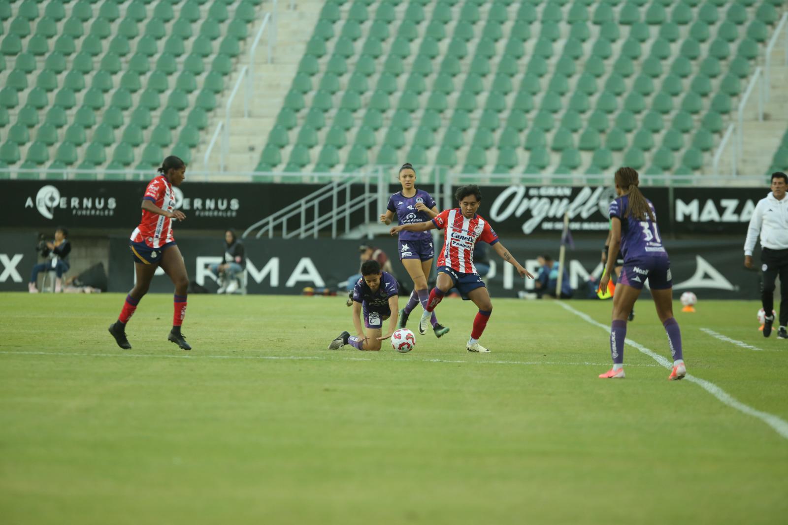 $!Mazatlán Femenil y Atlético de San Luis no se hacen daño en el puerto