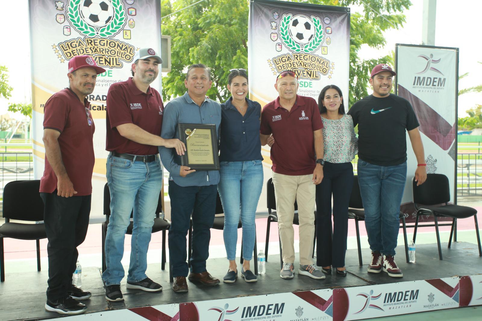 $!Inauguran primera edición Liga Regional de Desarrollo Juvenil