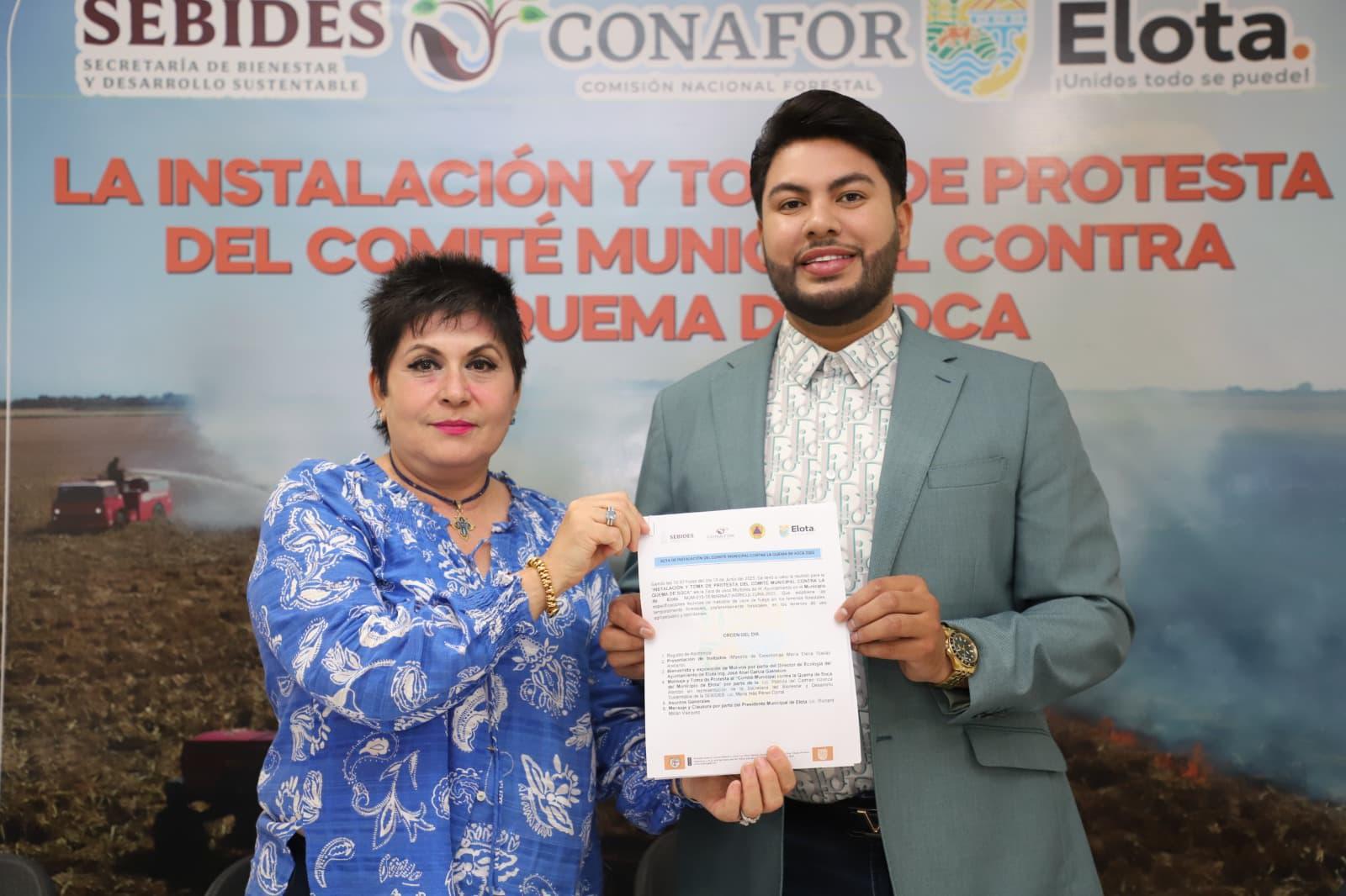$!Instalan Comité contra la Quema de Soca en Elota
