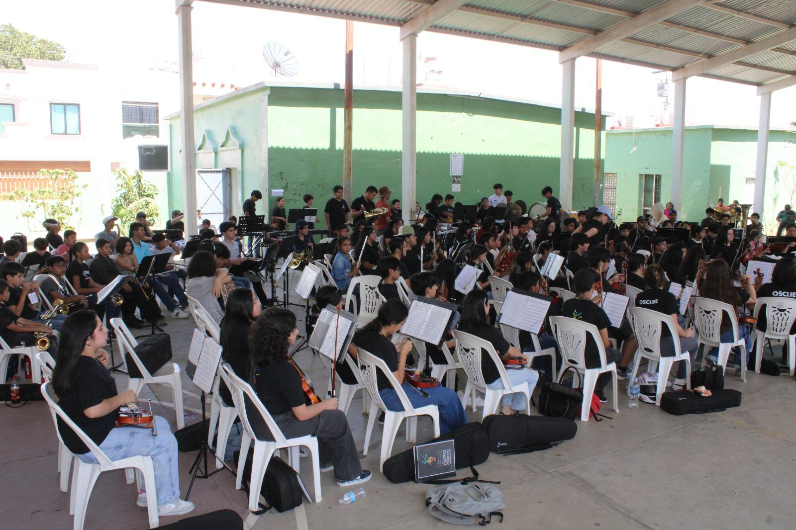 $!En Rosario, se vive la conectividad de orquestas y bandas sinfónicas del sur de Sinaloa