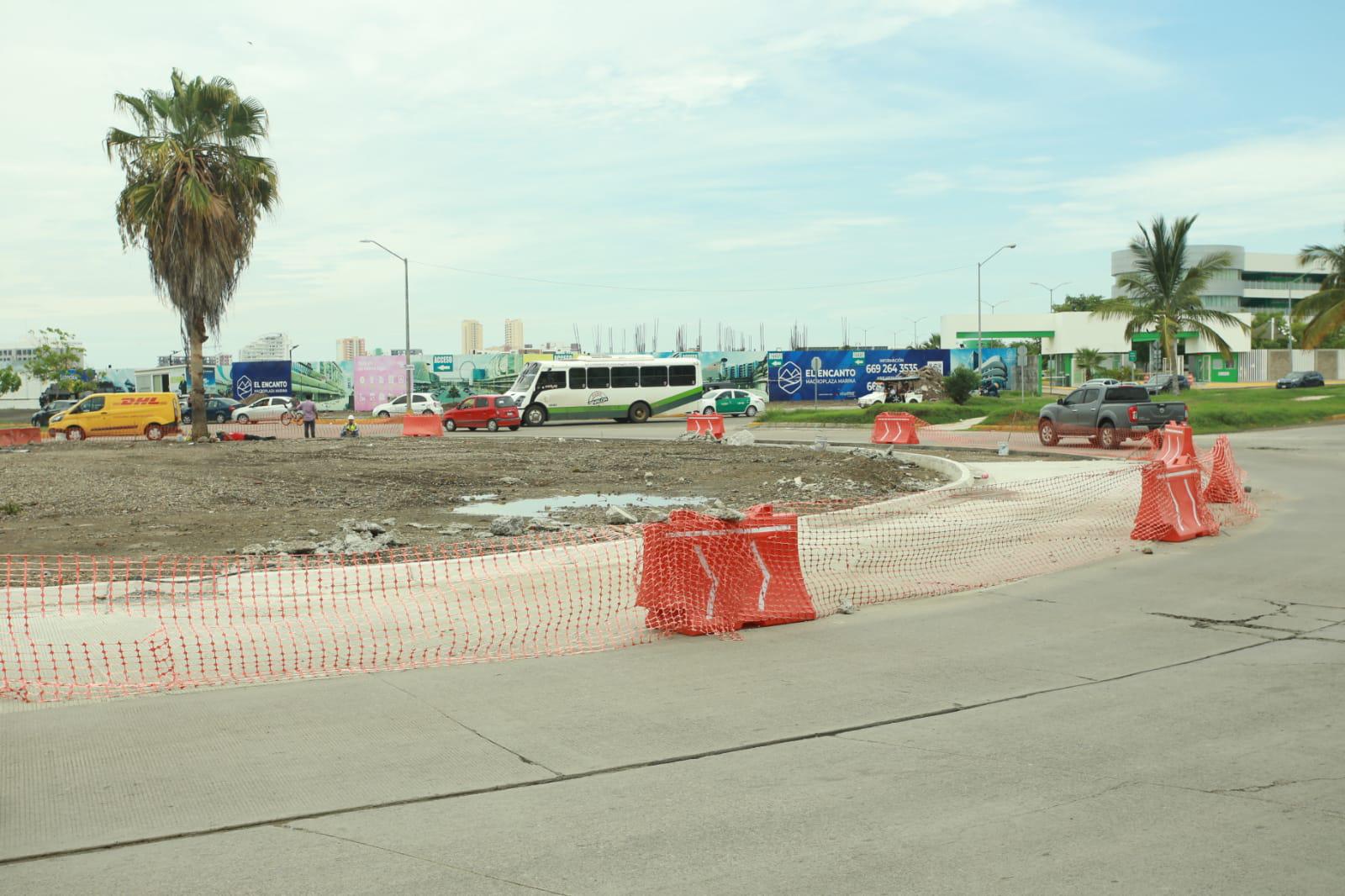 $!Recortan glorieta en la Marina; instalarán venado gigante
