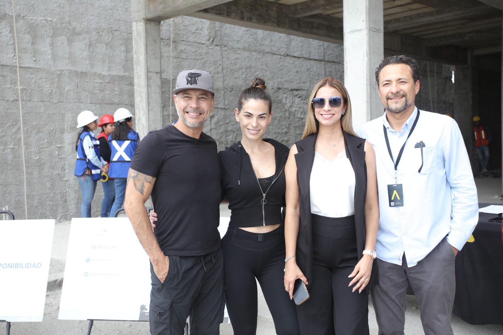 $!Raúl Méndez Martínez, Carmen Muga, Daniela Rosete de Hernández y Gaddiel Hernández.