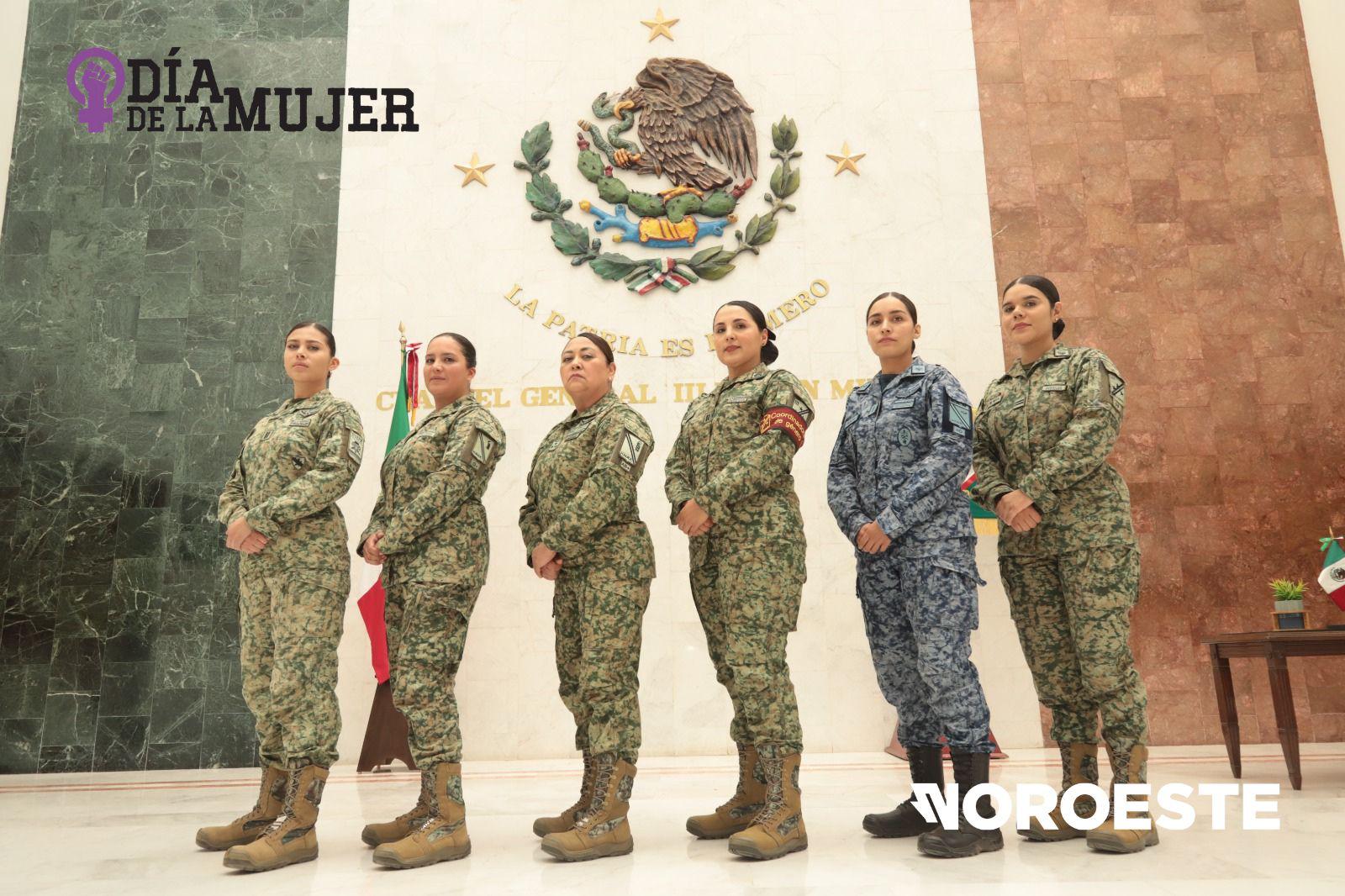 $!Mujeres al servicio de la patria: el engranaje femenino en las fuerzas armadas