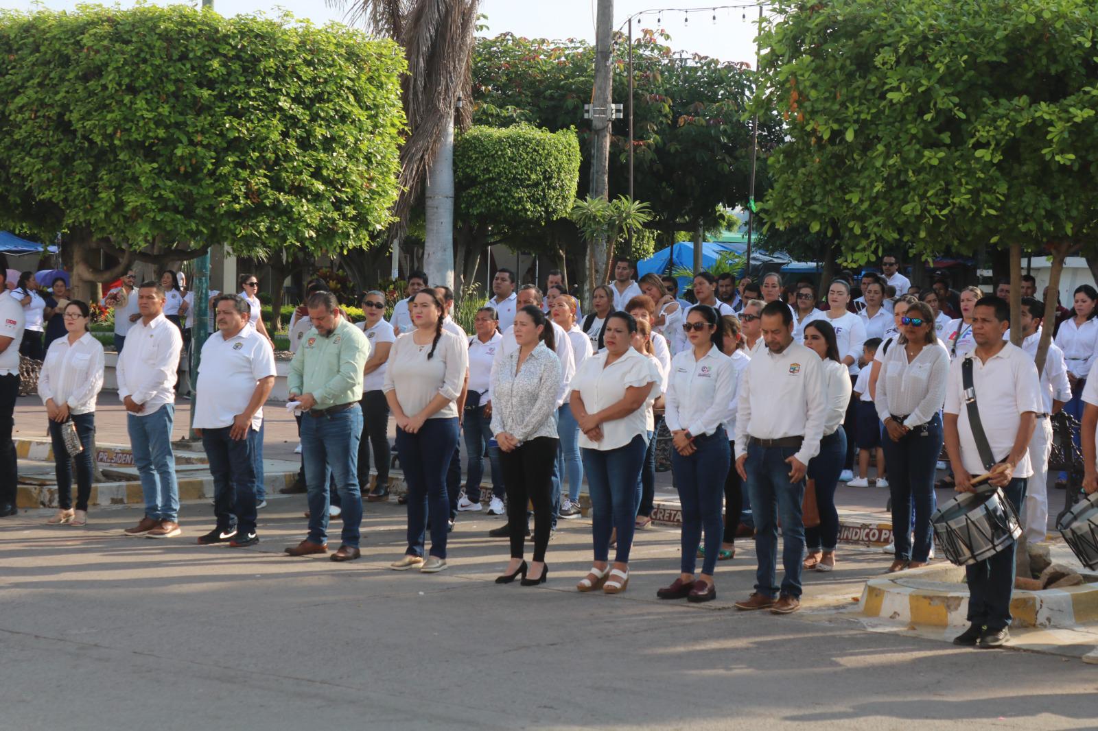 $!Conmemoran en Escuinapa el 176 Aniversario de la Gesta Heroica de Chapultepec