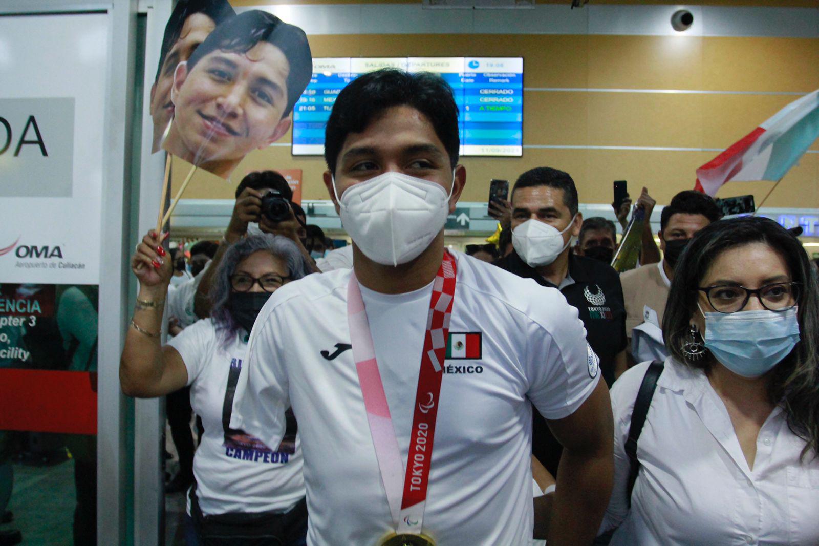 $!Culiacán recibe a Juan Diego García, campeón en los Juegos Paralímpicos Tokio 2020