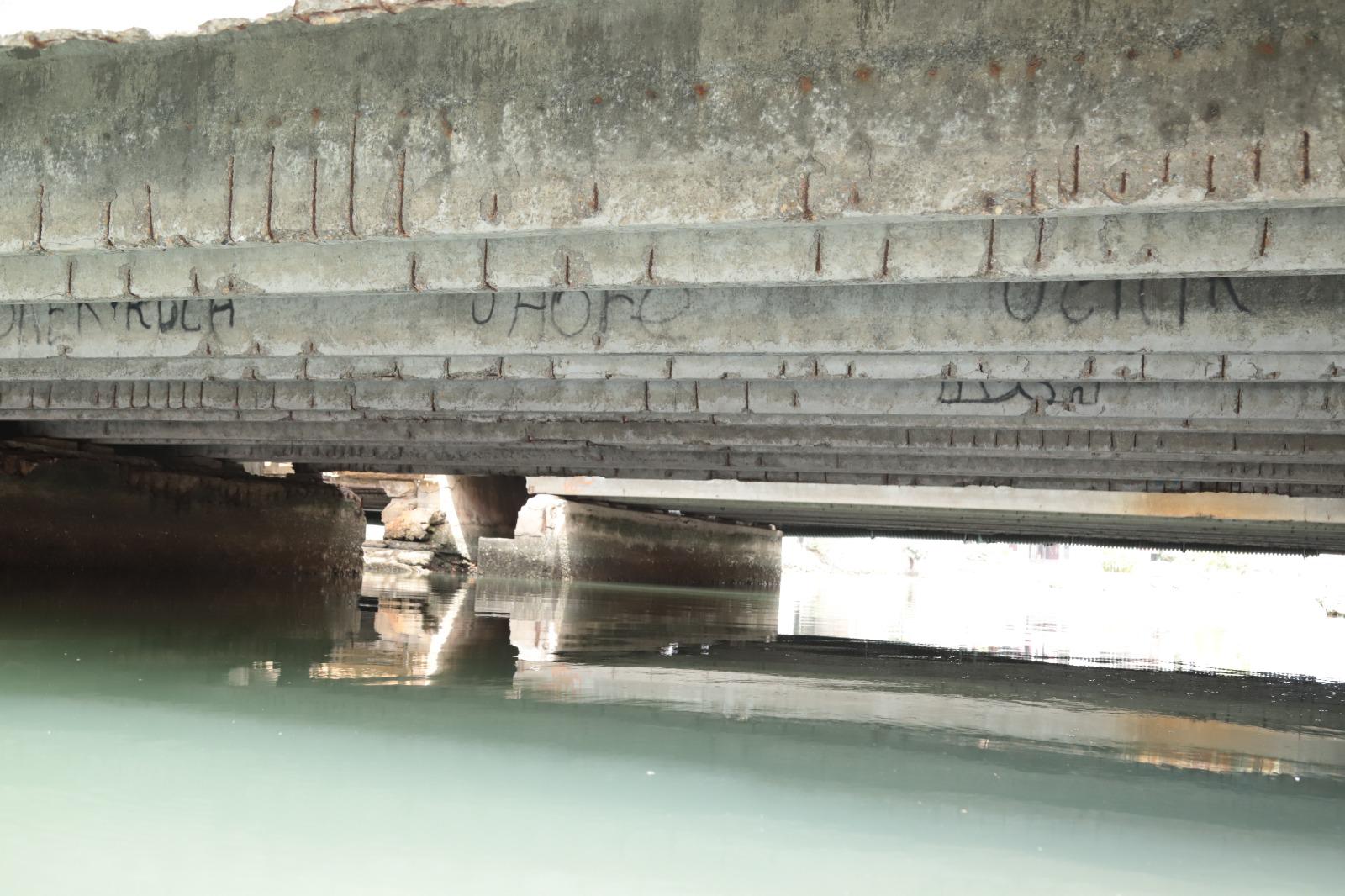 $!Causa alerta deterioro en el puente Juárez de Mazatlán