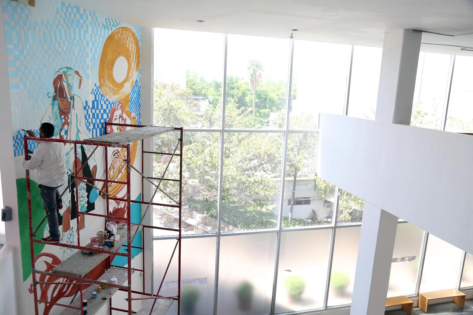 $!El mural se titula ‘La presencia’.