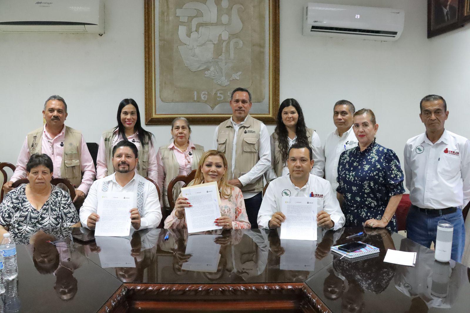 $!Gobierno de Rosario e ISEJA firman convenio de colaboración