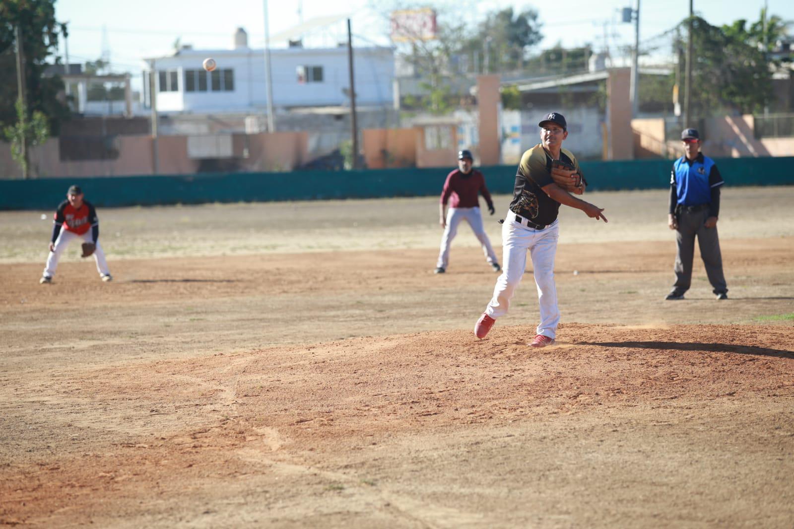 $!Sufre Presidio segundo revés, en Liga de Beisbol Meseros
