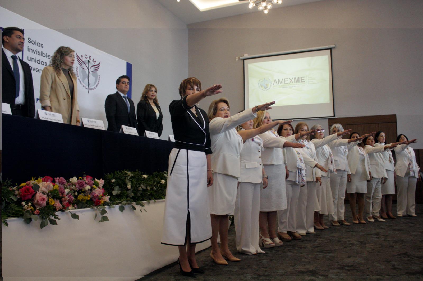 $!Rinde protesta Alma Rebeca Astorga como presidenta de Amexme en Culiacán