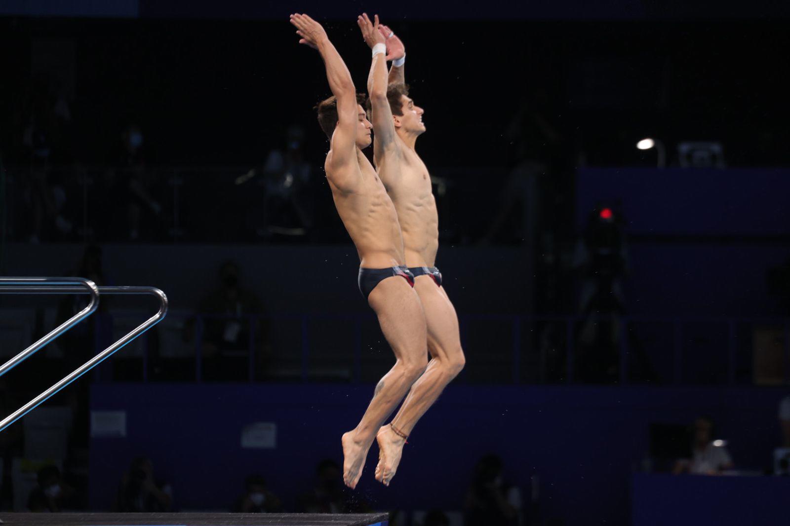 $!Clavadistas Balleza y Berlín, cuarto lugar en su debut olímpico