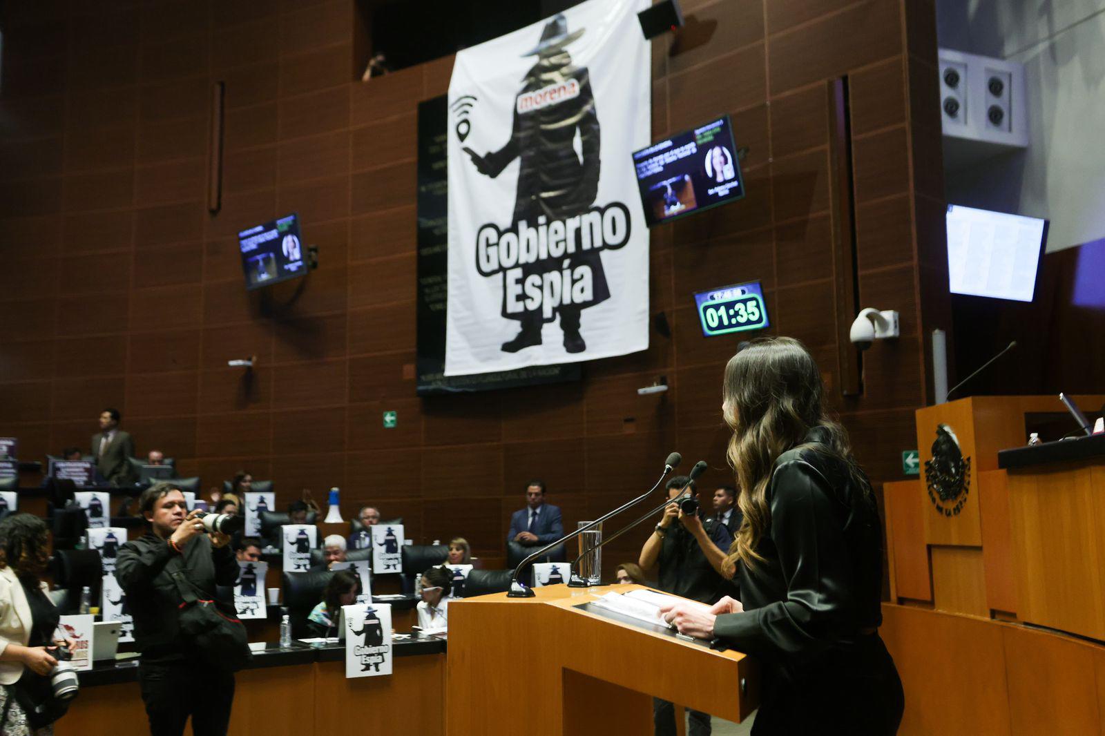 $!Ley de seguridad es otro engaño de Morena y un castigo para Sinaloa: Paloma Sánchez