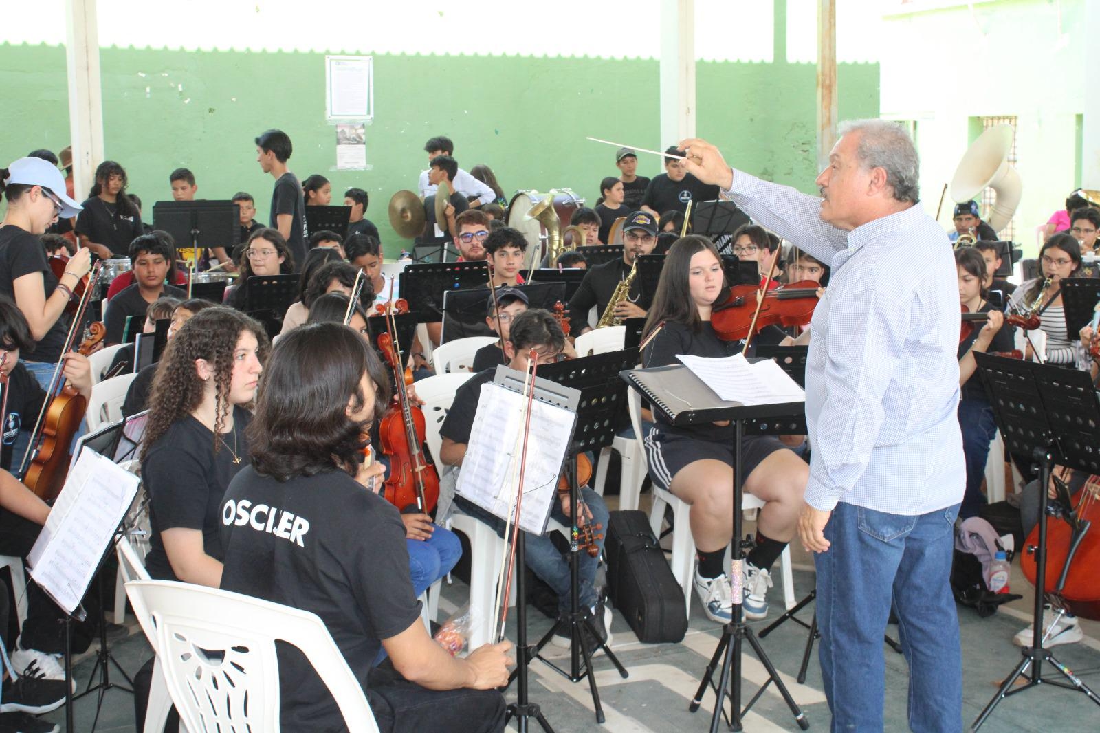 $!En Rosario, se vive la conectividad de orquestas y bandas sinfónicas del sur de Sinaloa