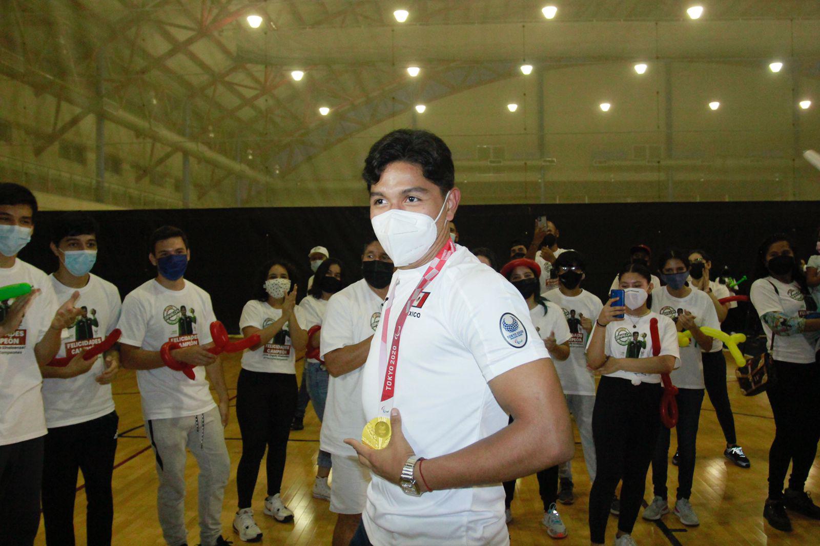 $!Culiacán recibe a Juan Diego García, campeón en los Juegos Paralímpicos Tokio 2020