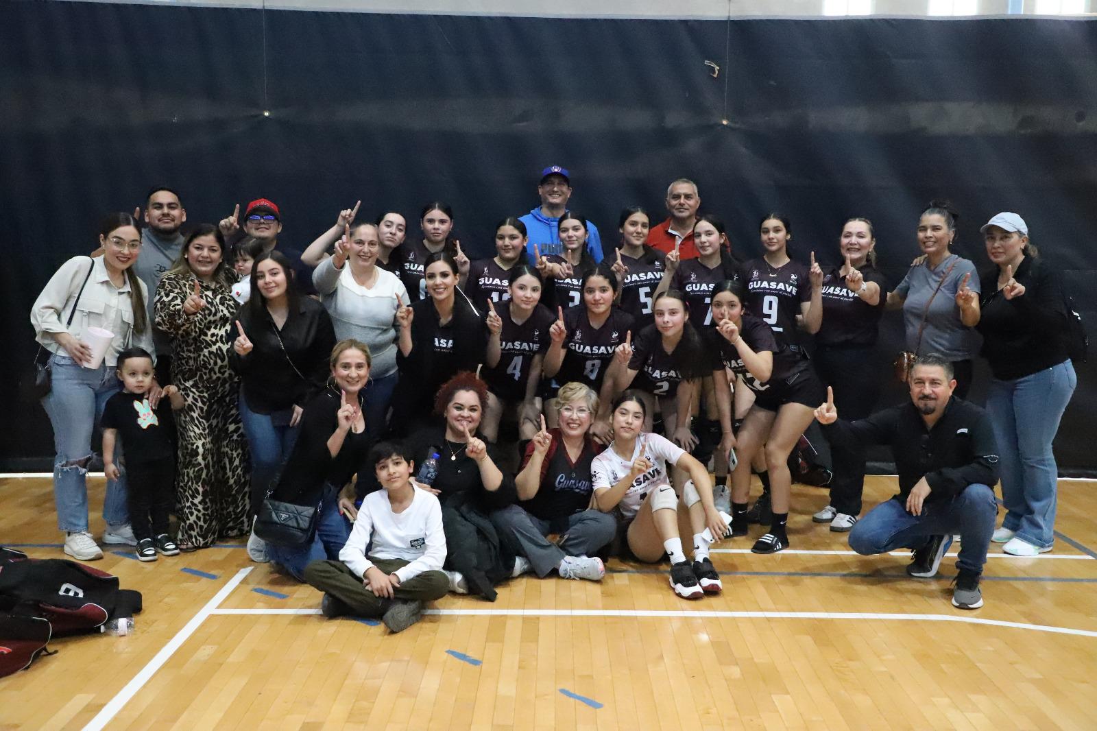 $!Guasave domina voleibol femenil en los estatales