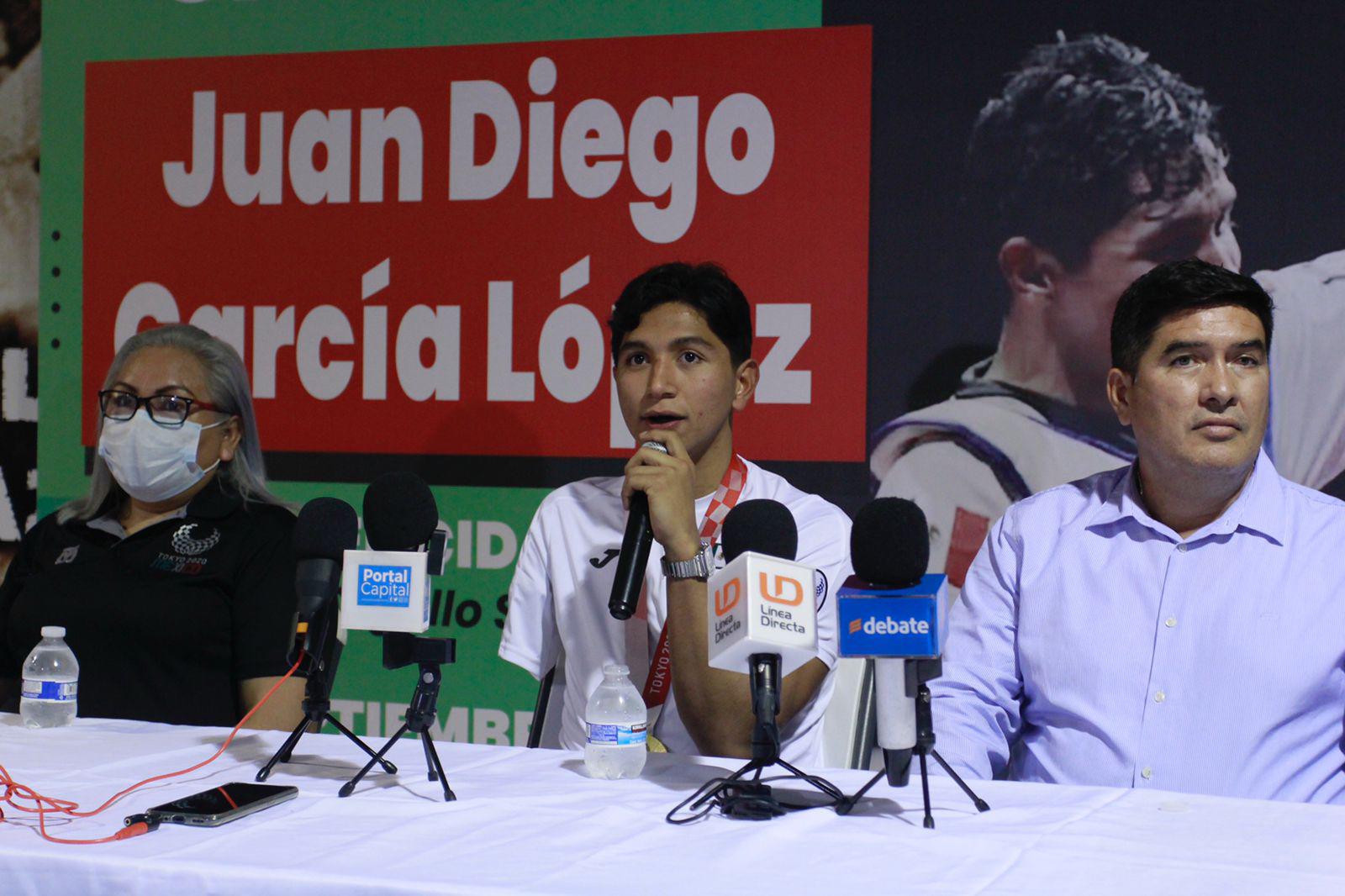 $!Culiacán recibe a Juan Diego García, campeón en los Juegos Paralímpicos Tokio 2020