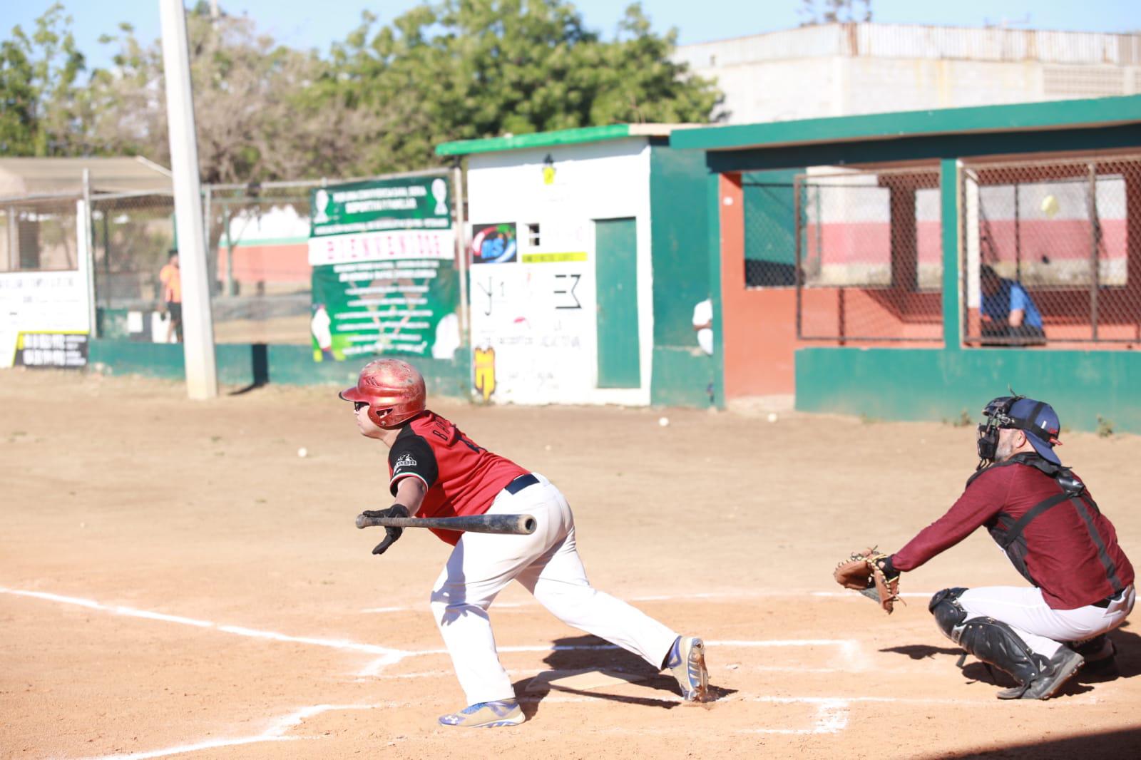 $!Sufre Presidio segundo revés, en Liga de Beisbol Meseros
