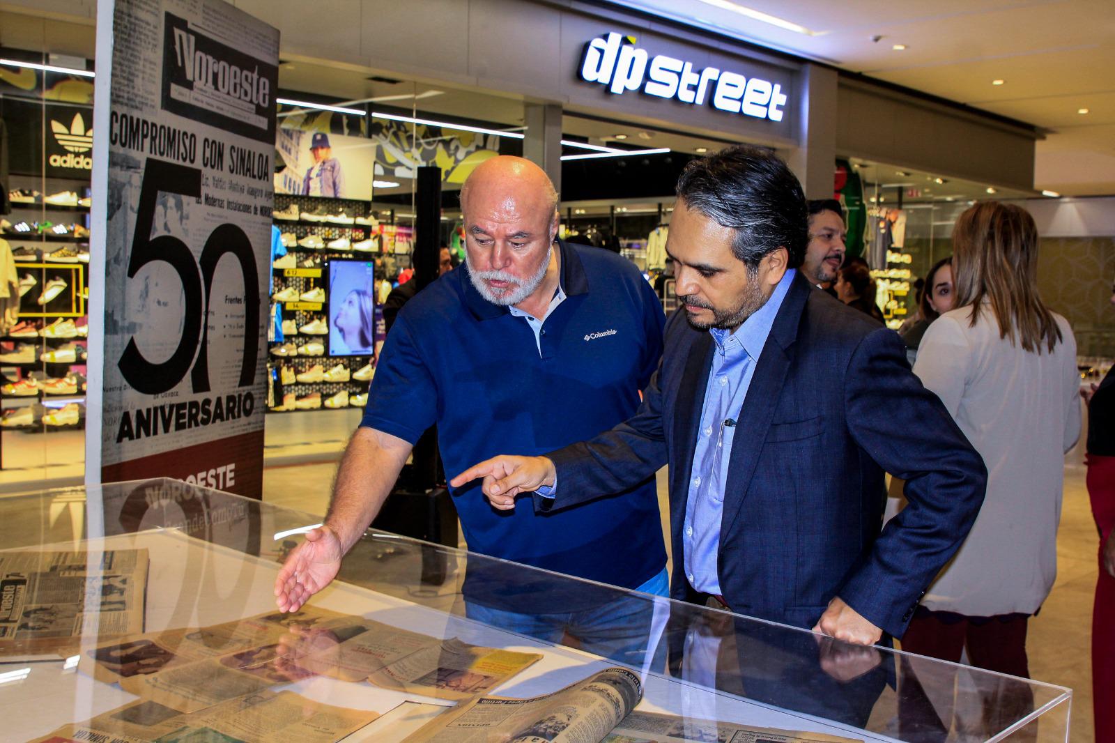 $!Portadas históricas de Datemex llegan a instalaciones de Plaza Ceiba en Culiacán
