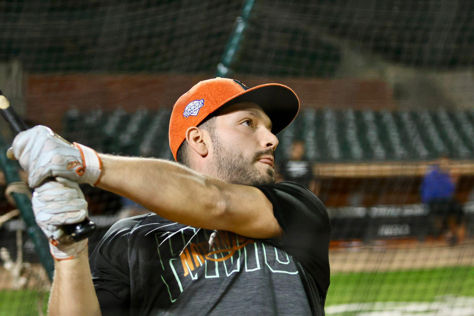 $!Manny Barreda ya entrenó con Naranjeros