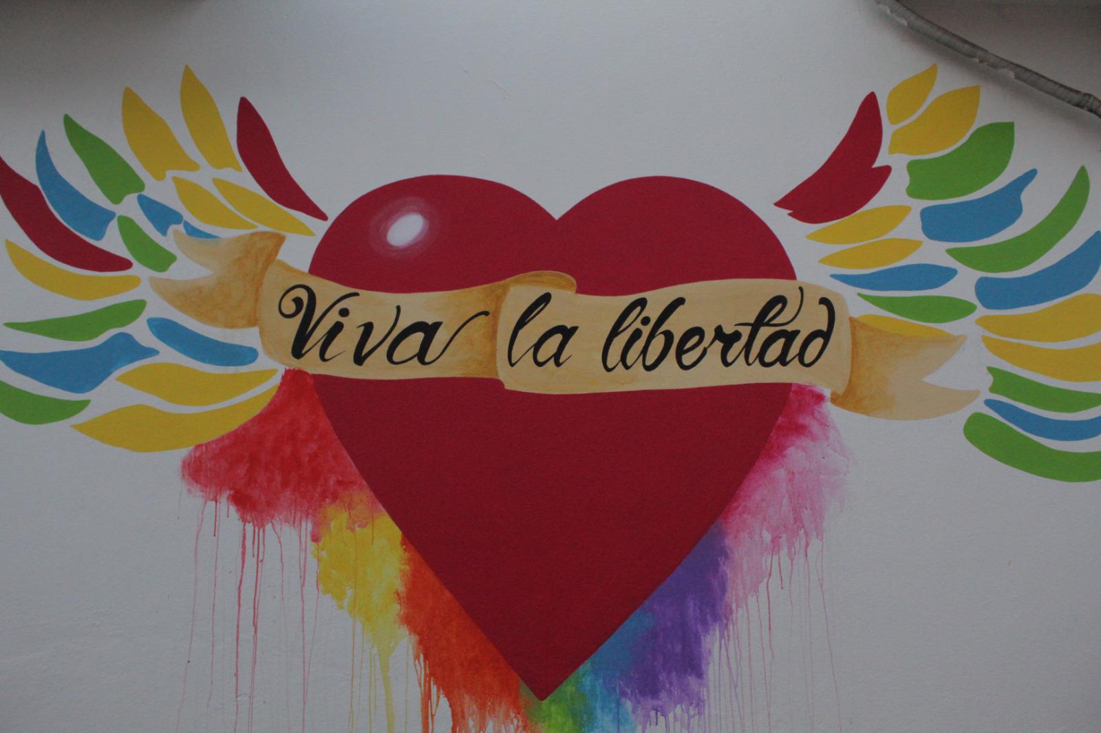 $!Develan mural de la diversidad en Rosario