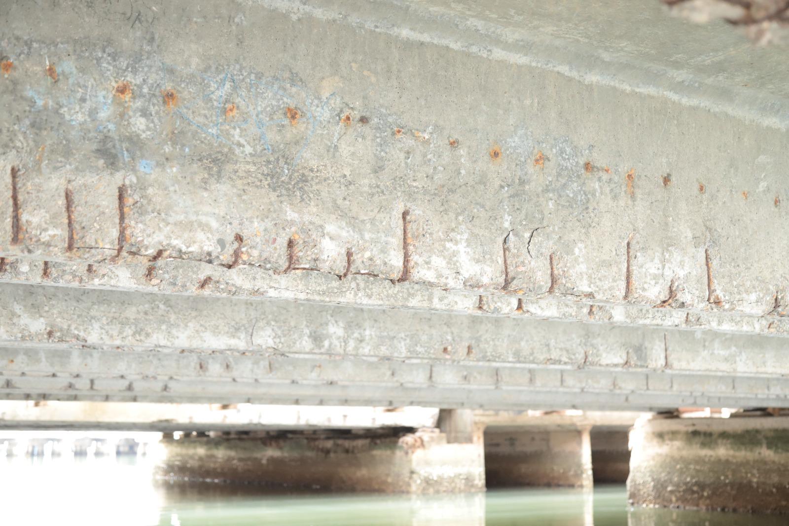 $!Causa alerta deterioro en el puente Juárez de Mazatlán