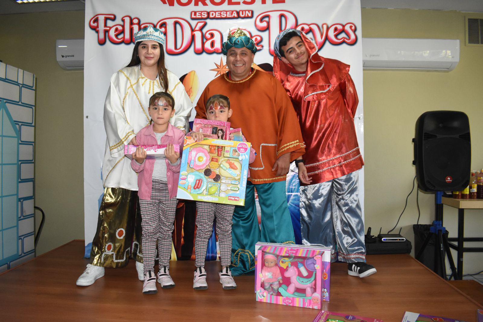 $!Llegan los Reyes Magos de Datemex a Culiacán y transforman la ilusión de los pequeños en alegría