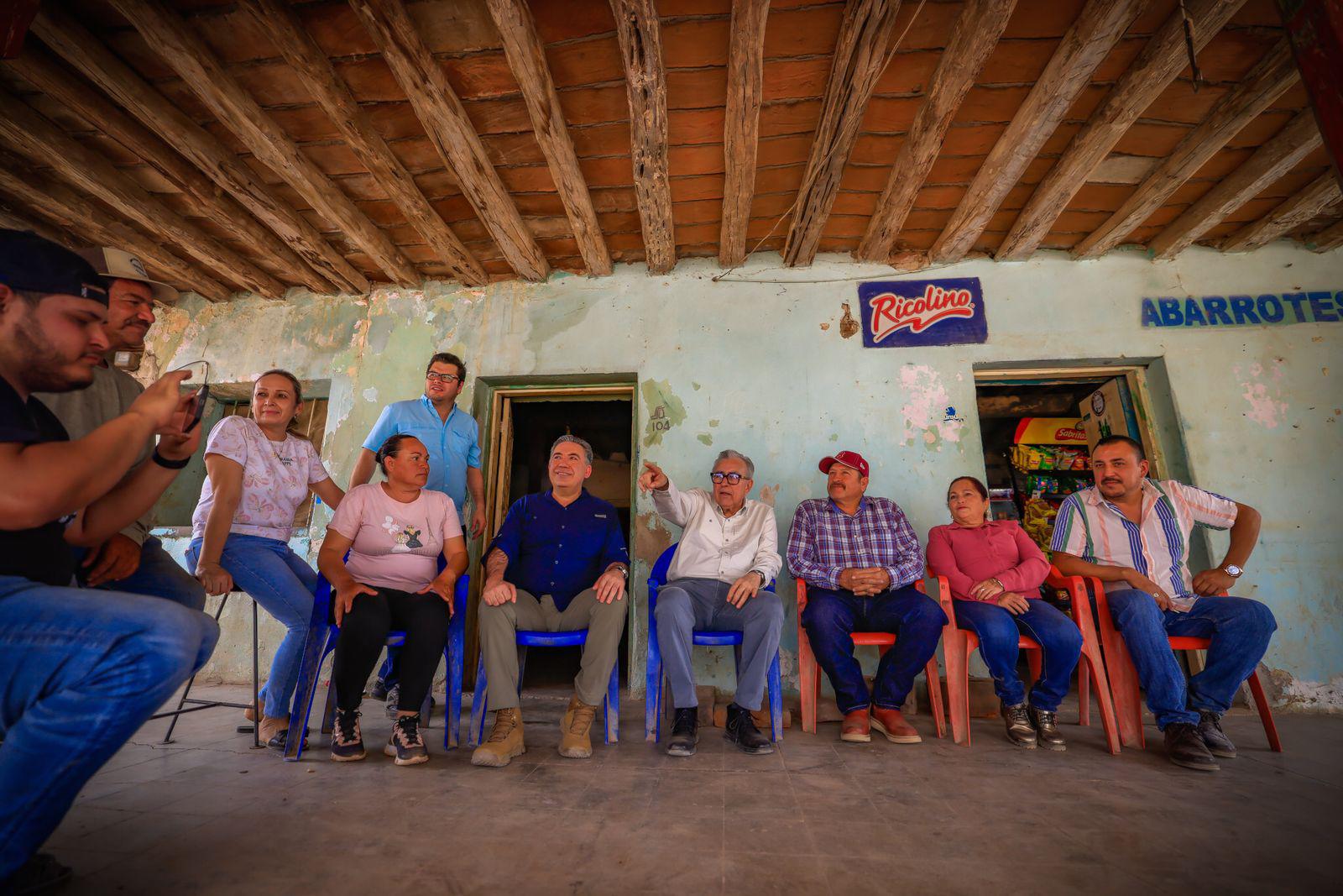 $!Inaugura Rocha Moya carretera que conecta poblados en Mocorito