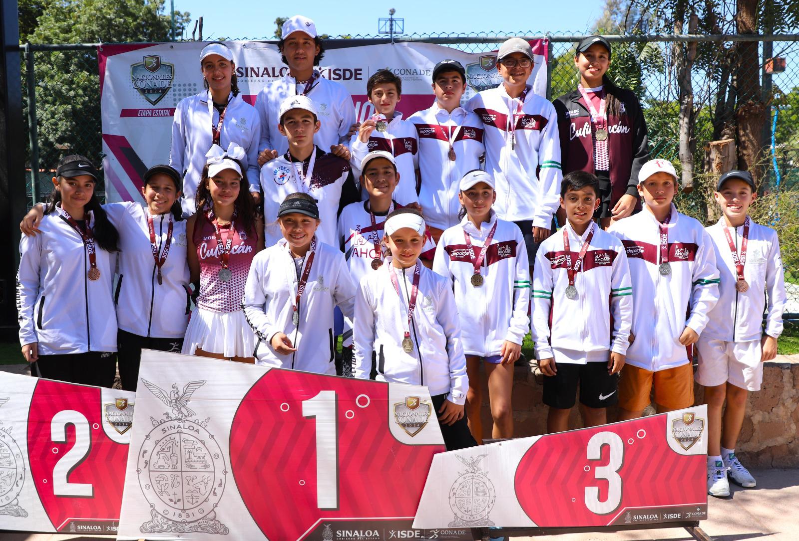$!Concluye con éxito el tenis en etapa estatal de Juegos Conade
