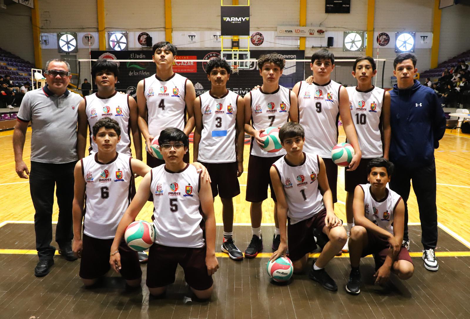 $!Rescata Angostura un pase para el Estatal en voleibol de sala