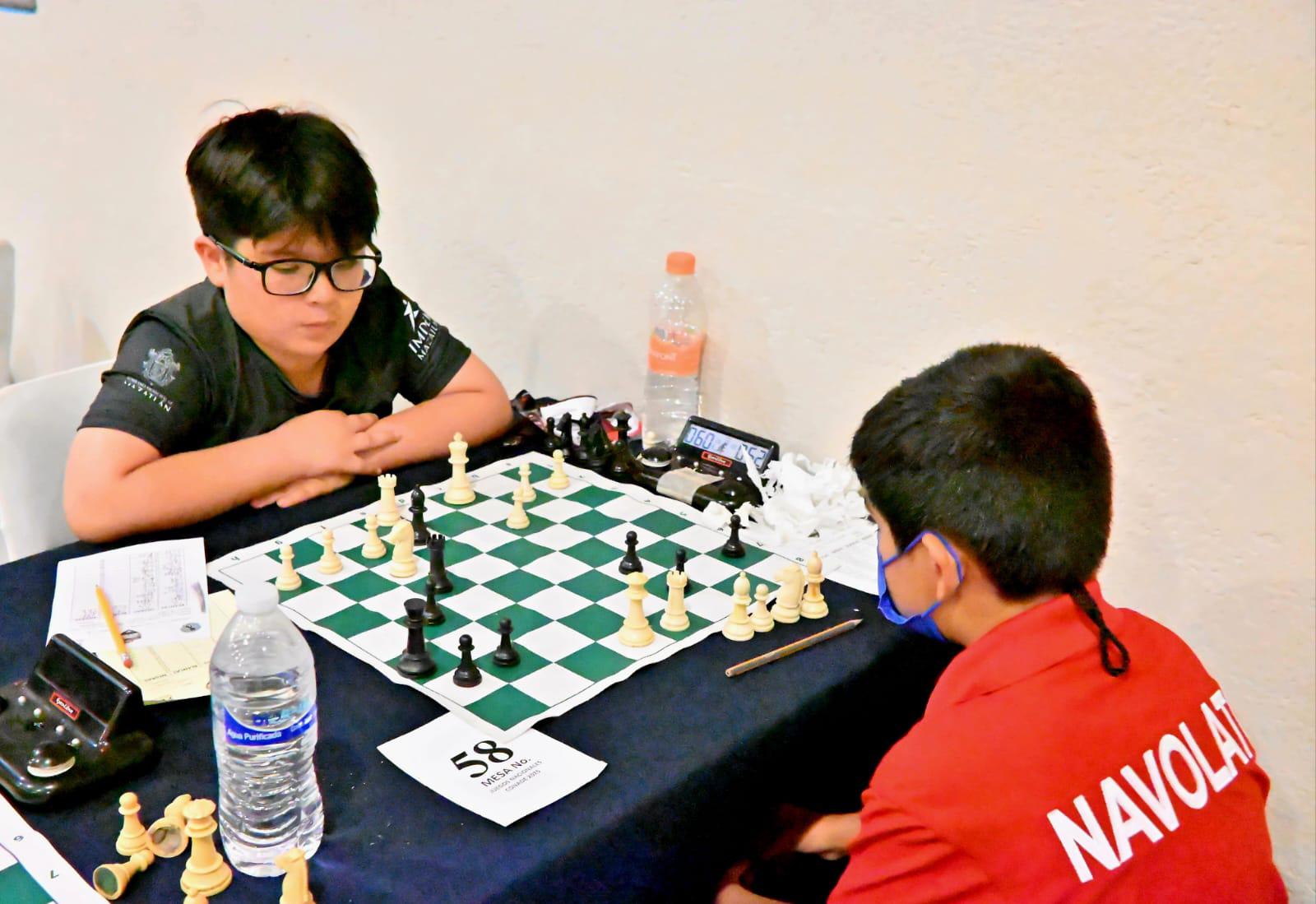 $!Arranca Selección Mazatlán con 12 victorias en estatal de ajedrez