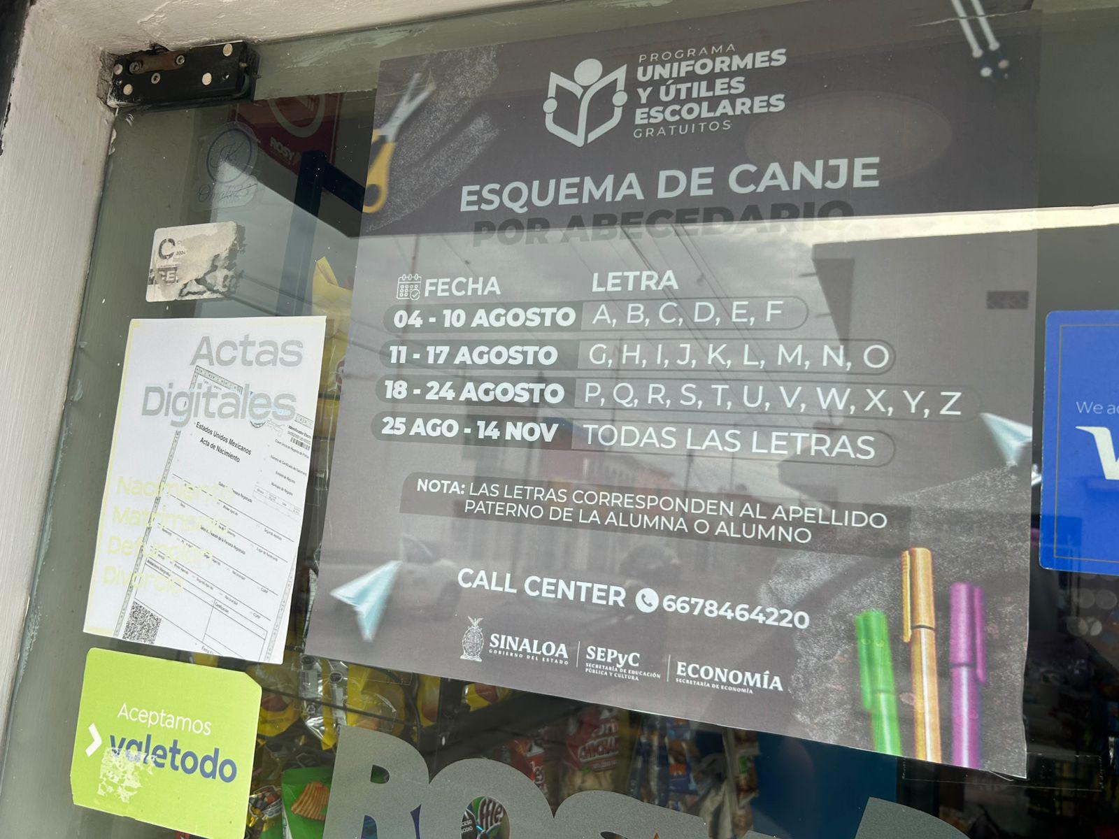 $!Arranca este lunes el canje gratuito de útiles y uniformes escolares en Mazatlán
