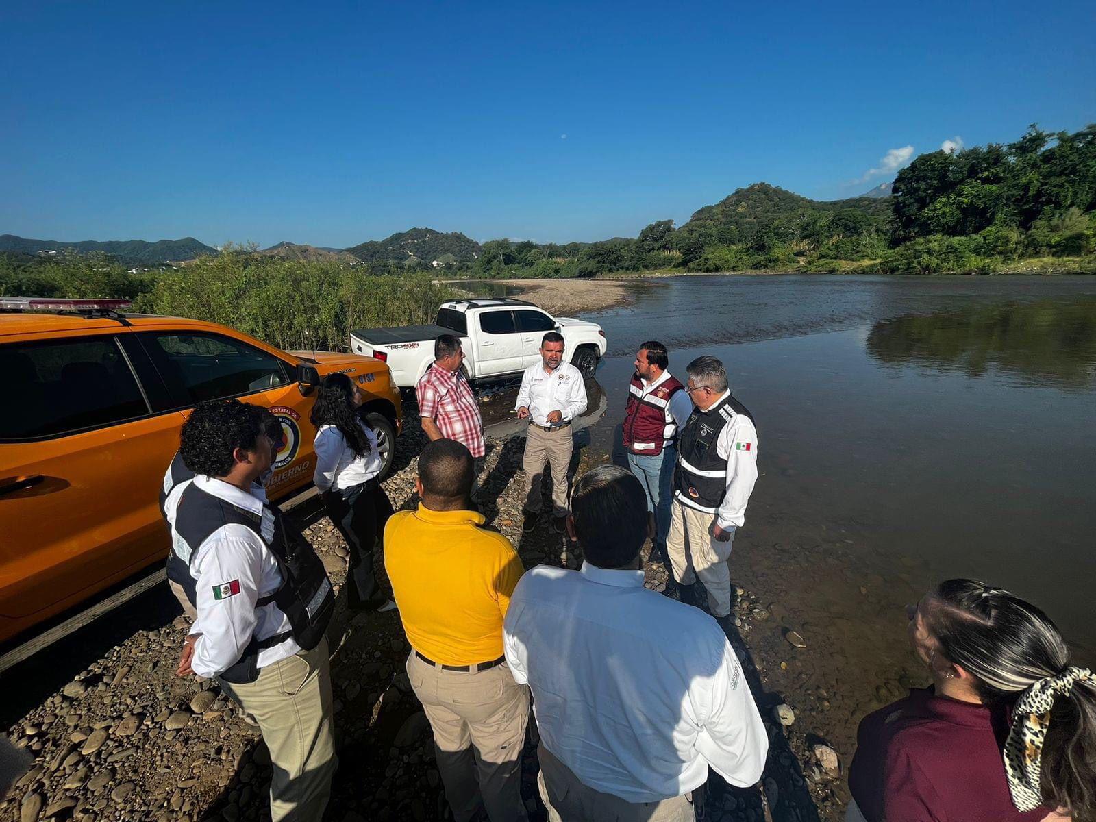 $!Reportan caída de químicos de una mina de Durango al río Tamazula