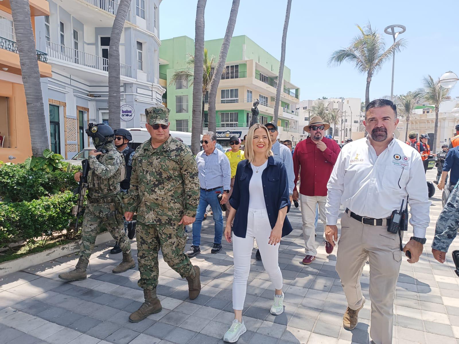 $!Supervisan autoridades zona de playas y áreas turísticas de Mazatlán