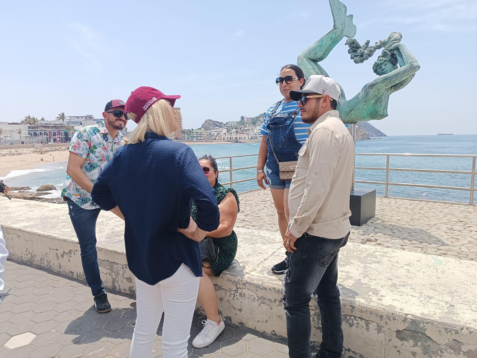 $!Supervisan autoridades zona de playas y áreas turísticas de Mazatlán
