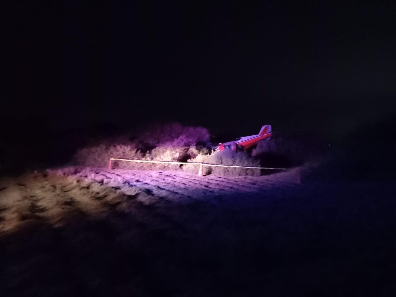 $!Se desploma avioneta en Navolato; hay dos lesionados