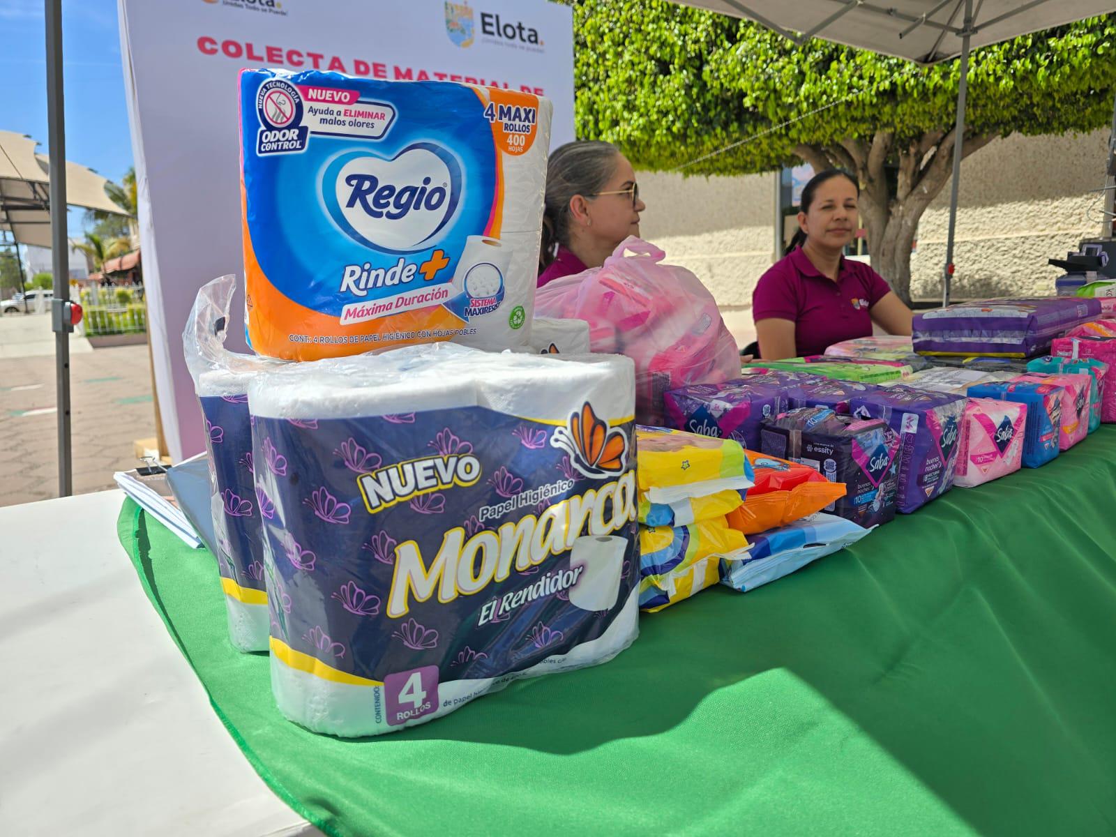 $!Immu Elota instala centro de acopio como parte de la campaña ‘Menstruación Digna”